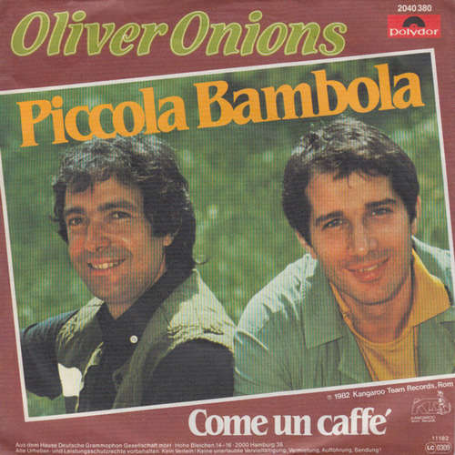 Cover Oliver Onions - Piccola Bambola (7, Single) Schallplatten Ankauf