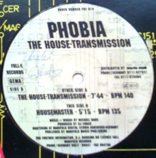 Cover Phobia (2) - The House-Transmission (12) Schallplatten Ankauf