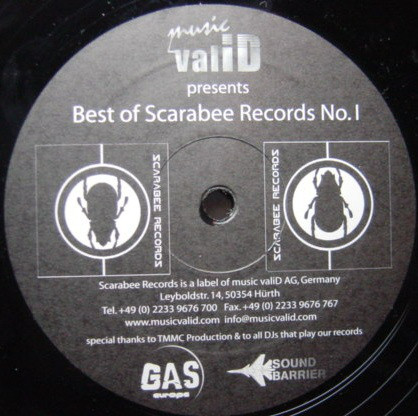 Cover Various - Best Of Scarabee Records No. 1 (12) Schallplatten Ankauf
