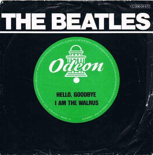Cover The Beatles - Hello, Goodbye / I Am The Walrus (7, Single, RE) Schallplatten Ankauf