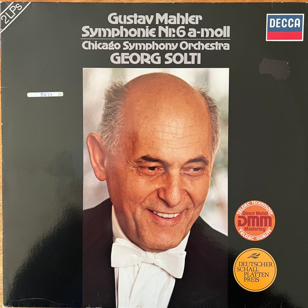 Cover Gustav Mahler, Chicago Symphony Orchestra*, Georg Solti - Symphonie Nr. 6 A-moll (2xLP, RE) Schallplatten Ankauf