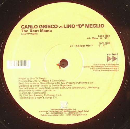 Cover Carlo Grieco vs Lino D Meglio - The Root Mama (12) Schallplatten Ankauf
