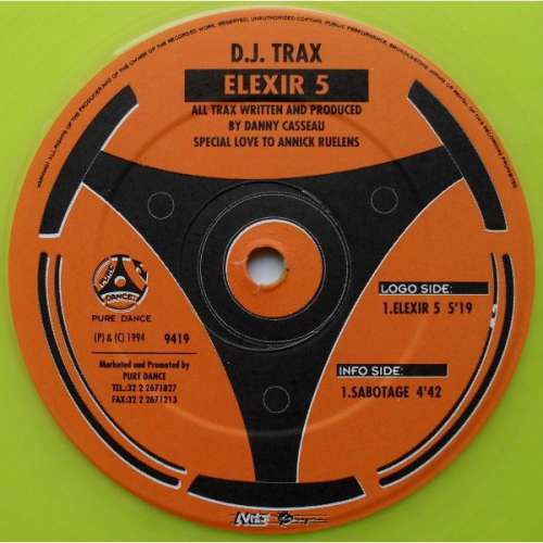 Cover DJ-Trax - Elexir 5 (12, Yel) Schallplatten Ankauf