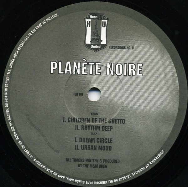Cover Planète Noire - Children Of The Ghetto / Dream Circle (12) Schallplatten Ankauf
