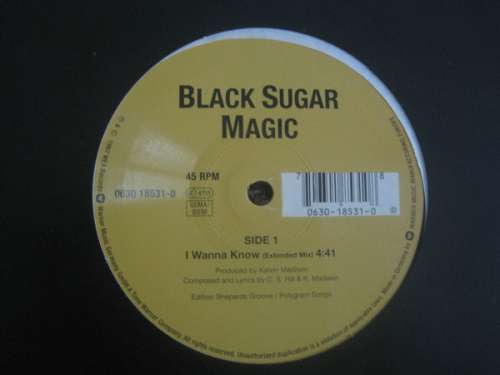 Cover zu Black Sugar Magic - I Wanna Know (12) Schallplatten Ankauf