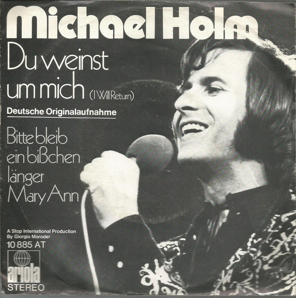 Cover Michael Holm - Du Weinst Um Mich (I Will Return) (7, Single) Schallplatten Ankauf