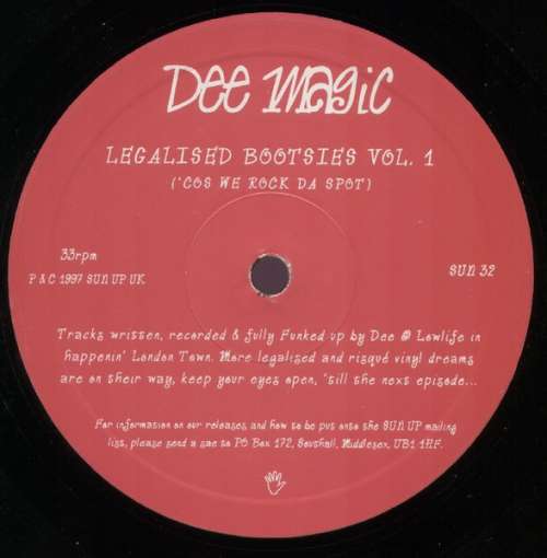 Cover Dee Magic - Legalised Bootsies Volume 1 ('Cos We Rock Da Spot) (12) Schallplatten Ankauf