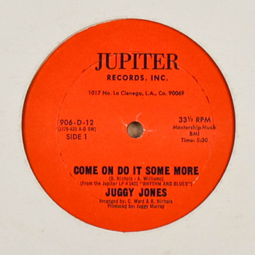 Cover Juggy Jones* - Come On Do It Some More (12) Schallplatten Ankauf