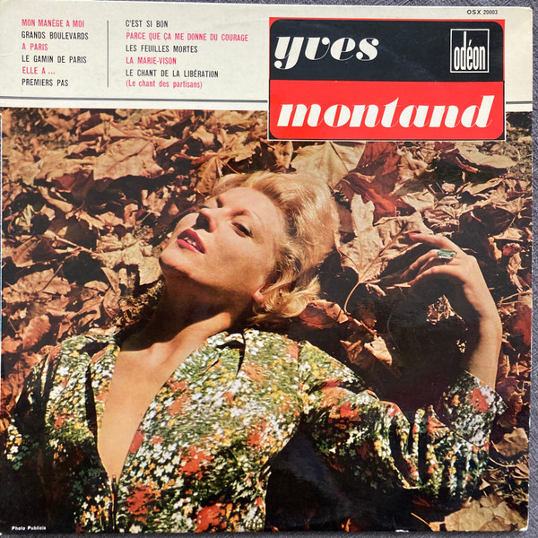 Cover Yves Montand - Yves Montand (LP) Schallplatten Ankauf