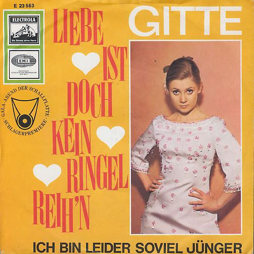 Cover Gitte* - Liebe Ist Doch Kein Ringelreih'n (7, Single, Ad1) Schallplatten Ankauf