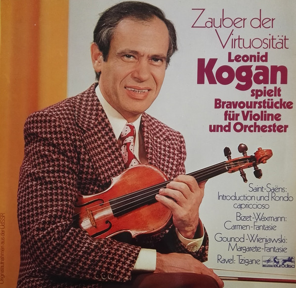 Bild Leonid Kogan - Zauber der Virtuosität - Leonid Kogan spielt Bravourstücke für Violine und Orchester (LP, Album, Mono) Schallplatten Ankauf