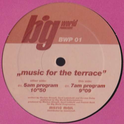 Cover Markus Binapfl - Music For The Terrace (12) Schallplatten Ankauf