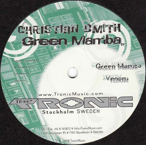 Cover Green Mamba EP Schallplatten Ankauf