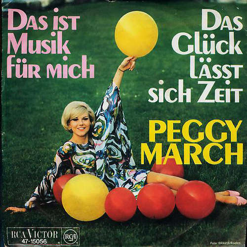 Cover Peggy March - Das Ist Musik Für Mich / Das Glück Läßt Sich Zeit (7, Single) Schallplatten Ankauf