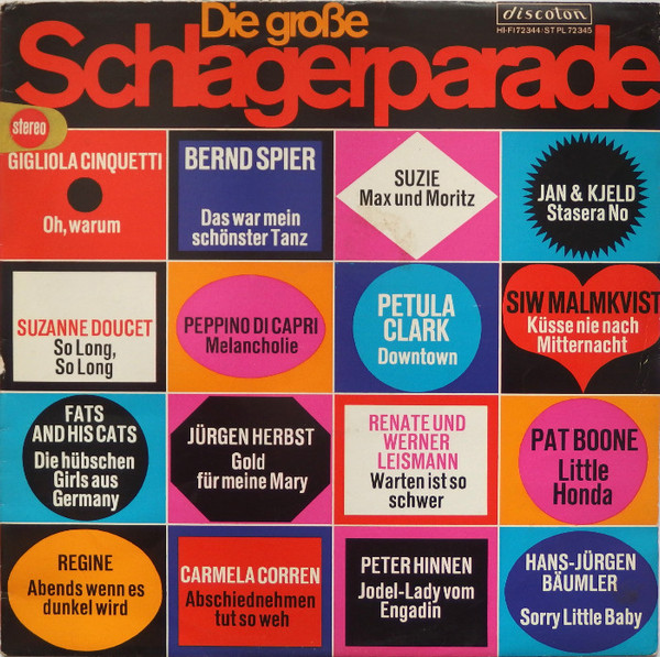 Cover Various - Die Große Schlagerparade (LP, Comp, Club) Schallplatten Ankauf