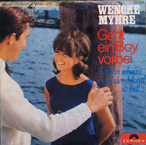 Cover Wencke Myhre - Geht Ein Boy Vorbei (7, Single) Schallplatten Ankauf