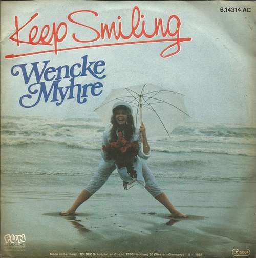 Cover Wencke Myhre - Keep Smiling (7, Single) Schallplatten Ankauf