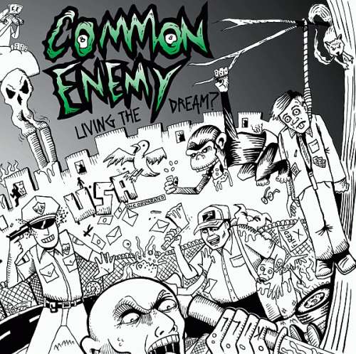 Cover Common Enemy - Living The Dream? (LP, Album, Gre) Schallplatten Ankauf
