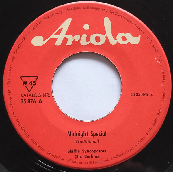 Cover Skiffle Sycopators (Six Berlins) - Midnight Special (7, Mono) Schallplatten Ankauf
