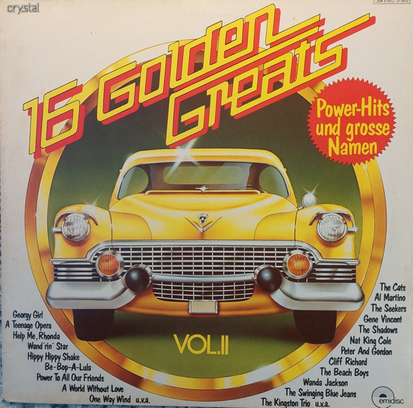 Cover Various - 16 Golden Greats Power-Hits Und Grosse Namen Vol.II (LP, Comp) Schallplatten Ankauf