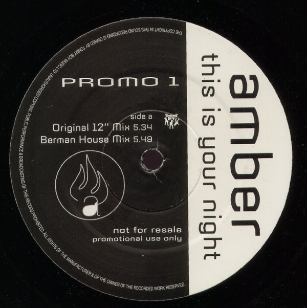 Cover Amber - This Is Your Night (Promo 1) (12, Promo) Schallplatten Ankauf