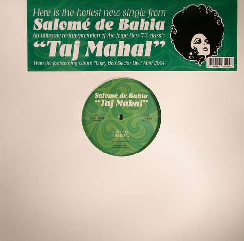 Cover Salomé De Bahia - Taj Mahal (12, Single) Schallplatten Ankauf