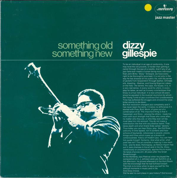 Cover Dizzy Gillespie - Something Old, Something New (LP, Album, RE) Schallplatten Ankauf