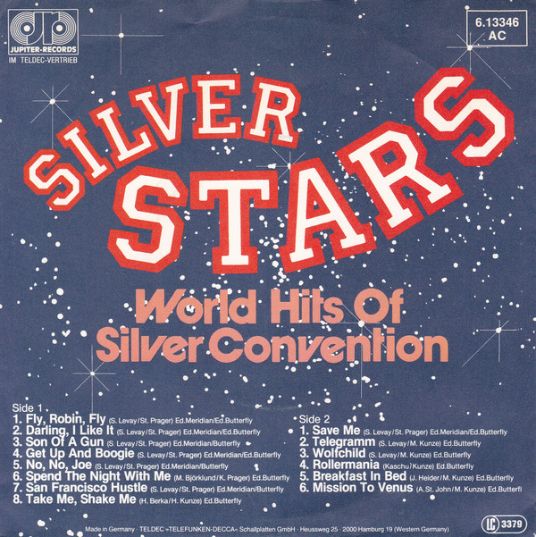 Cover Silver Stars - World Hits Of Silver Convention (7, Single, Mixed) Schallplatten Ankauf