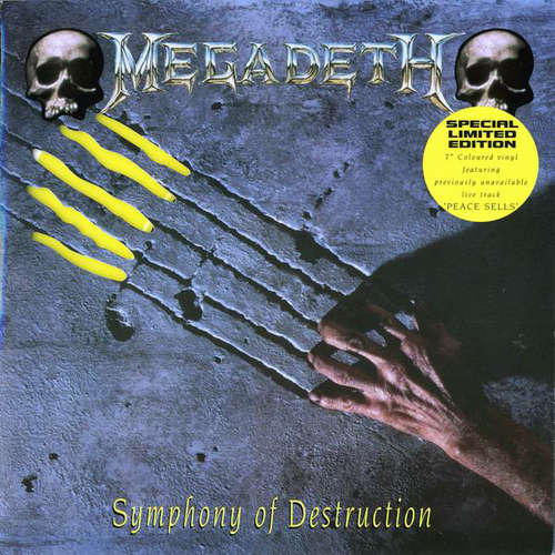Cover Megadeth - Symphony Of Destruction (7, Ltd, S/Edition, Yel) Schallplatten Ankauf