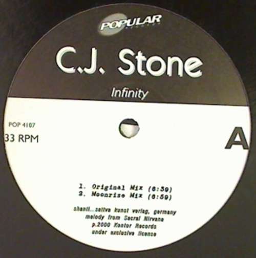 Cover C.J. Stone* - Infinity (12) Schallplatten Ankauf