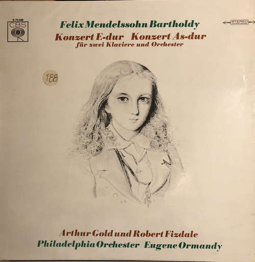 Cover Felix Mendelssohn Bartholdy* / Arthur Gold, Robert Fizdale, Philadelphia Orchester*, Eugene Ormandy - Konzert E-Dur / Konzert As-Dur Für Zwei Klaviere Und Orchester (LP) Schallplatten Ankauf