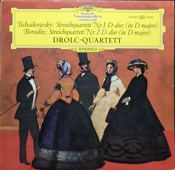 Cover Tschaikowsky* / Borodin* - Drolc-Quartett - Streichquartett Nr. 1 D-dur (In D Major) / Streichquartett Nr. 2 D-dur (In D Major) (LP) Schallplatten Ankauf