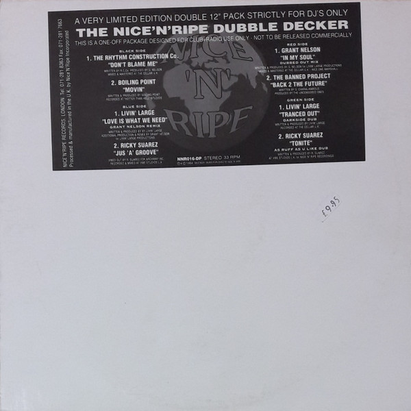 Cover Various - The Nice'N'Ripe Dubble Decker (2x12, Ltd, Promo) Schallplatten Ankauf
