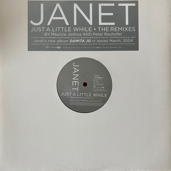 Cover Janet* - Just A Little While (The Remixes) (12, Promo) Schallplatten Ankauf