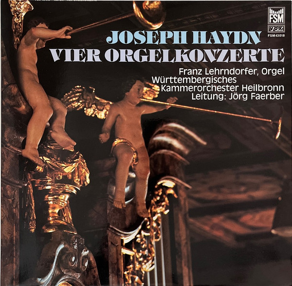 Cover Joseph Haydn, Franz Lehrndorfer, Württembergisches Kammerorchester, Jörg Faerber - Vier Orgelkonzerte (LP) Schallplatten Ankauf