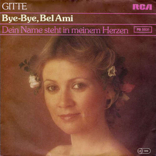 Cover Gitte* - Bye-Bye, Bel Ami (7, Single) Schallplatten Ankauf