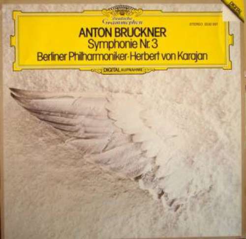Cover Anton Bruckner - Berliner Philharmoniker ▪ Herbert von Karajan - Symphonie Nr. 3 (LP) Schallplatten Ankauf