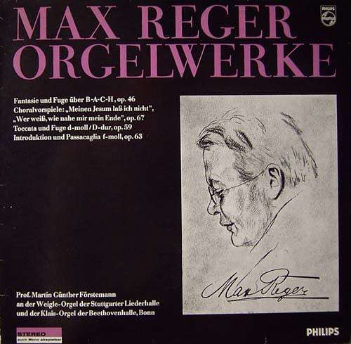 Cover Max Reger / Martin Günther Förstemann - Orgelwerke (LP) Schallplatten Ankauf