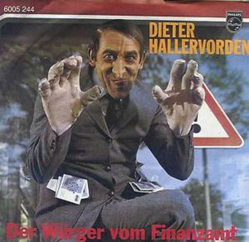 Cover Dieter Hallervorden - Der Würger Vom Finanzamt / Nonsens-Braut (7, Single) Schallplatten Ankauf