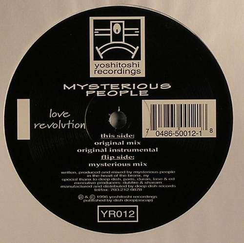 Cover Mysterious People - Love Revolution (12) Schallplatten Ankauf