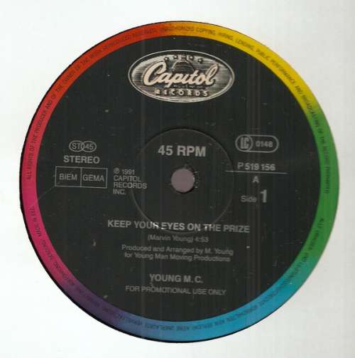 Cover zu Young M. C.* - Keep Your Eyes On The Prize (12, Promo) Schallplatten Ankauf