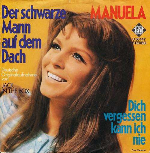 Cover Manuela (5) - Der Schwarze Mann Auf Dem Dach (7, Single) Schallplatten Ankauf