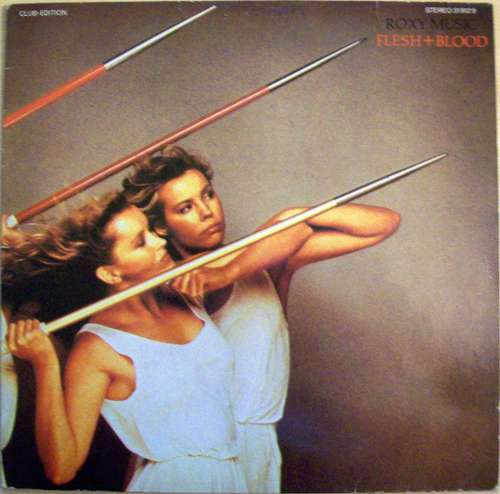 Cover Roxy Music - Flesh + Blood (LP, Album, Club) Schallplatten Ankauf