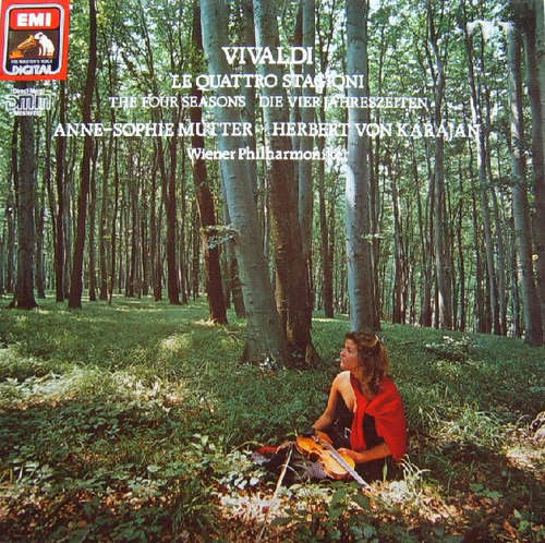 Cover Vivaldi* - Anne-Sophie Mutter, Wiener Philharmoniker, Herbert Von Karajan - Le Quattro Stagioni / The Four Seasons / Die Vier Jahreszeiten (LP, Album, Club, Gat) Schallplatten Ankauf