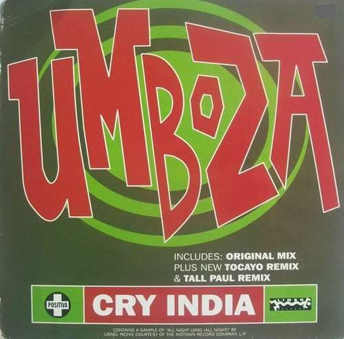 Cover Umboza - Cry India (12, Maxi) Schallplatten Ankauf