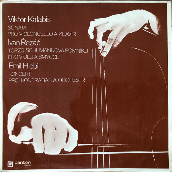 Cover Viktor Kalabis, Ivan Řezáč, Emil Hlobil - Sonata pro violoncello a klavir (LP) Schallplatten Ankauf