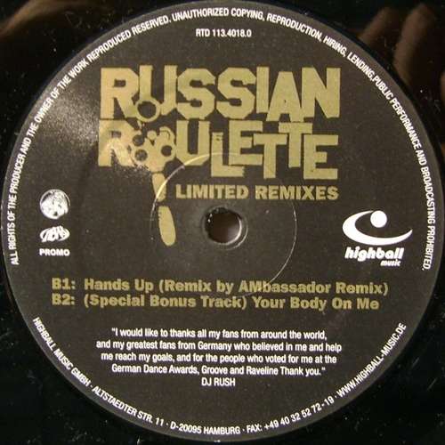 Cover Hands Up (Limited Remixes) Schallplatten Ankauf
