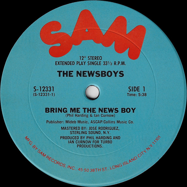 Cover The Newsboys - Bring Me The News Boy (12, Single) Schallplatten Ankauf