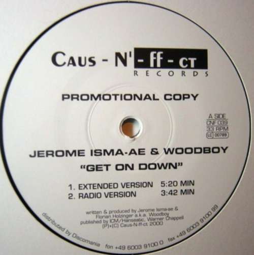 Cover Jerome Isma-Ae & Woodboy - Get On Down (12, Promo) Schallplatten Ankauf