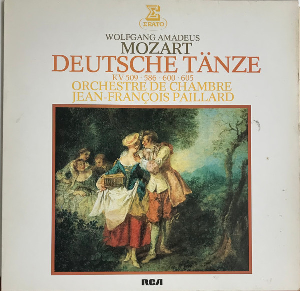 Cover Wolfgang Amadeus Mozart, Orchestre De Chambre Jean-François Paillard, Jean-François Paillard - Deutsche Tänze KV 509 - 586 - 600 - 605 (LP, Album) Schallplatten Ankauf